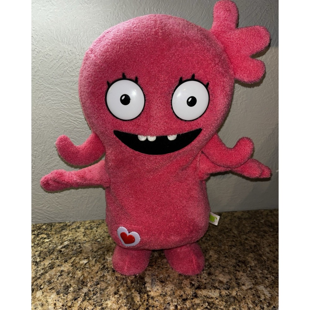 Ugly Dolls Dance Moves Moxy  14" Plush Stuffed Funny Monster Pink Toy